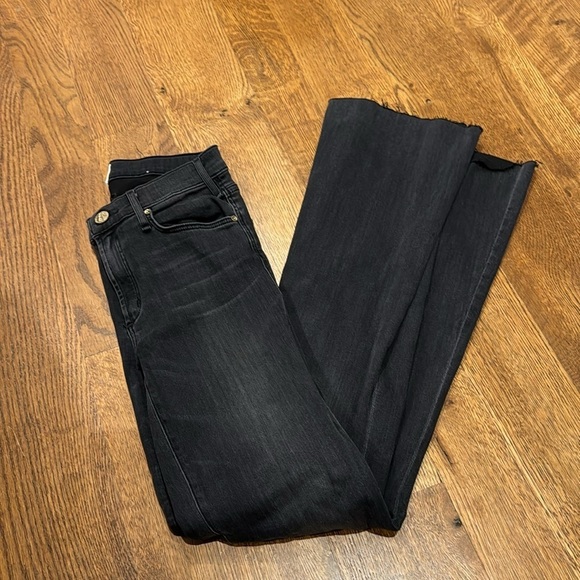 Mcquire Women’s Jeans Bootcut Black Size 27 - Picture 1 of 5